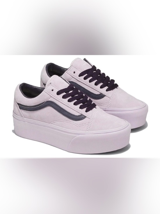Vans Shoes - VANS Old Skool Stackform Suede Lavender NWOT